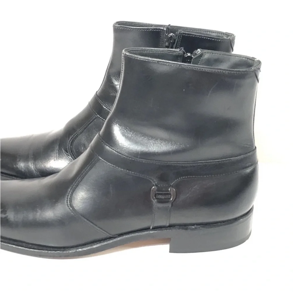 Breather Wright Men’s A Boots Black Arch Preserver Ankle Leather Zip 469